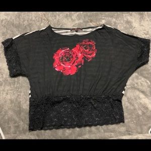 Womens Black Top